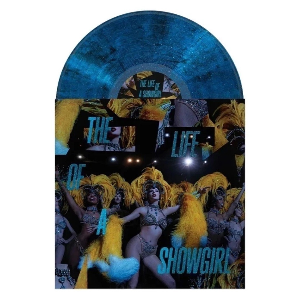 Taylor Swift Life of a Showgirl Lakeside Beach Blue Vinyl New SEALED RARE
